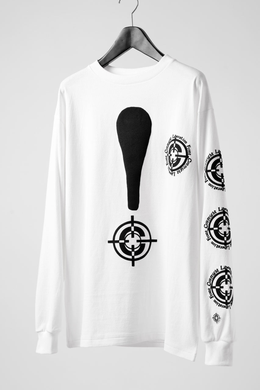 READYMADE TARGET / SMILE LS TEE (WHITE)