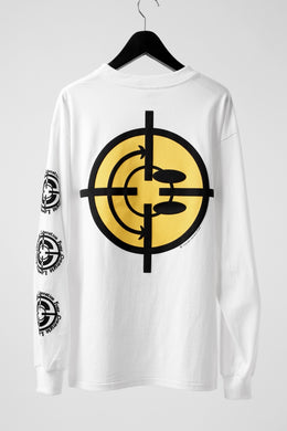 READYMADE TARGET / SMILE LS TEE (WHITE)