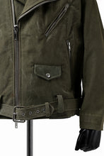 Load image into Gallery viewer, READYMADE MORTORCYCLE JACKET (GREEN / SIZE.1)