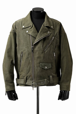 READYMADE MOTORCYCLE JACKET (GREEN #A)