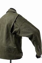 Load image into Gallery viewer, READYMADE MORTORCYCLE JACKET (GREEN / SIZE.1)