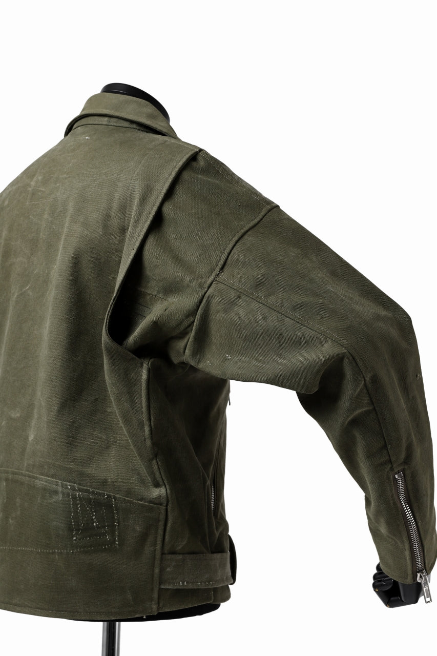 READYMADE MORTORCYCLE JACKET (GREEN / SIZE.1)