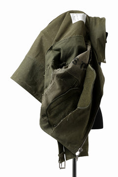 Load image into Gallery viewer, READYMADE MORTORCYCLE JACKET (GREEN / SIZE.1)