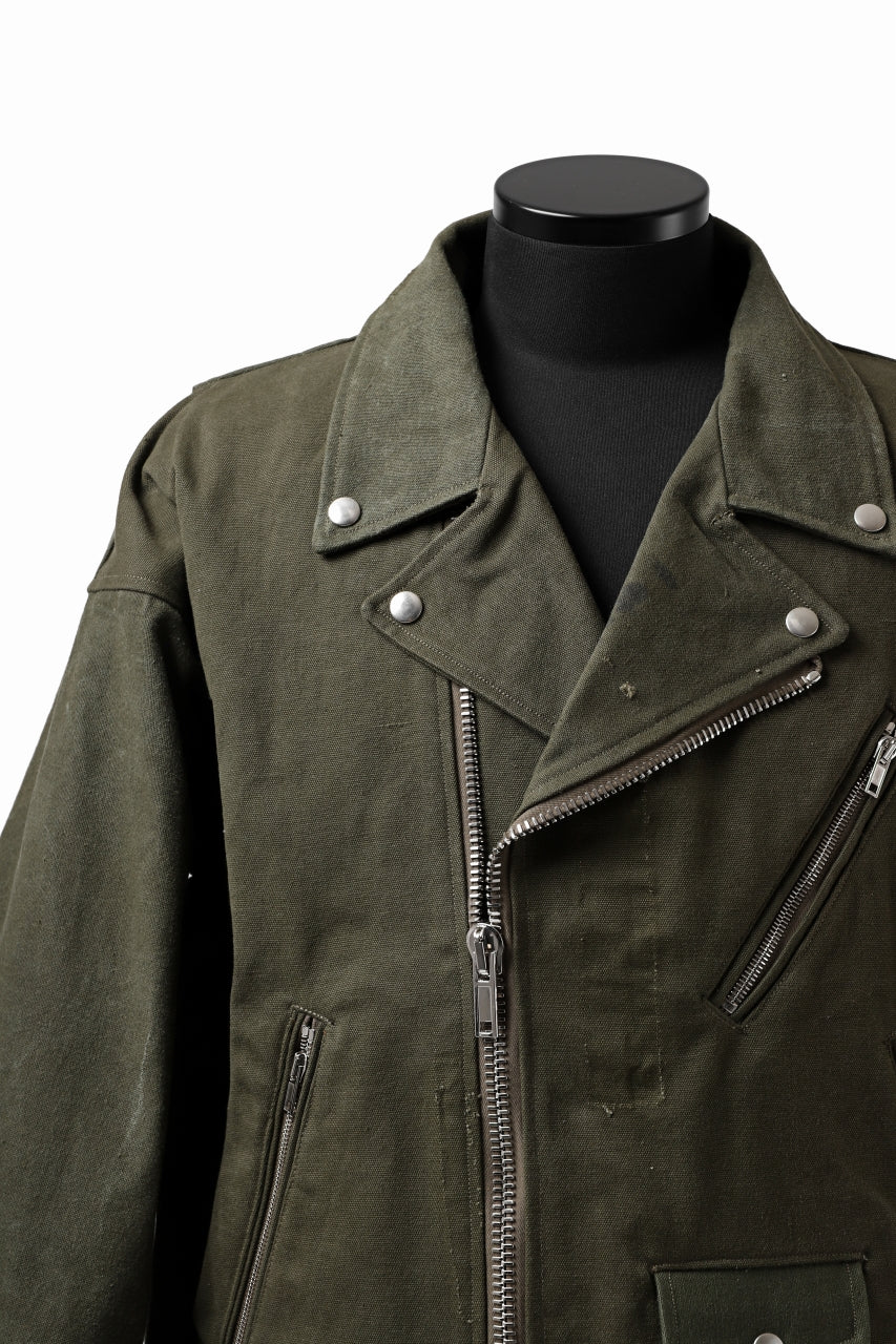 画像をギャラリービューアに読み込む, READYMADE MOTORCYCLE JACKET (GREEN #B)