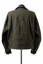 Load image into Gallery viewer, READYMADE MORTORCYCLE JACKET (GREEN / SIZE.2)