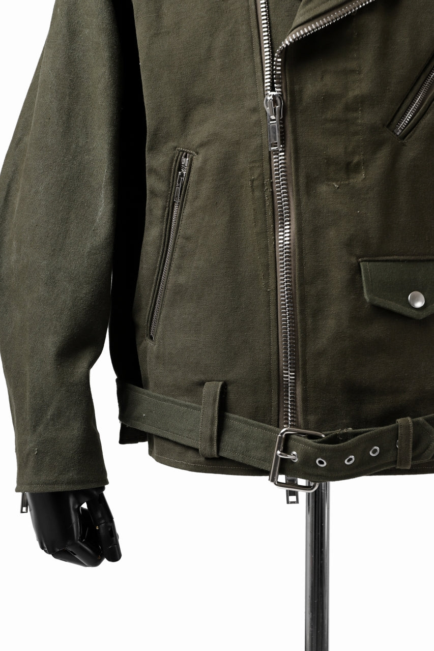 画像をギャラリービューアに読み込む, READYMADE MOTORCYCLE JACKET (GREEN #B)