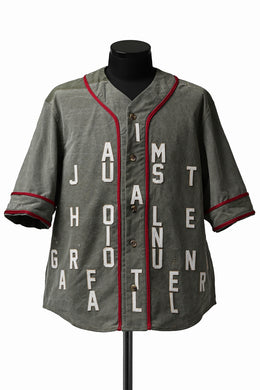 READYMADE MILITARY BASEBALL SHIRT (KHAKI GREEN #A)