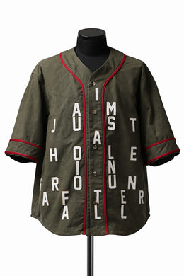 READYMADE MILITARY BASEBALL SHIRT (KHAKI GREEN #B)