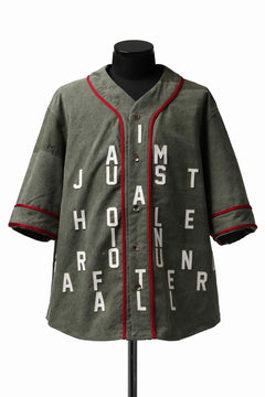 画像をギャラリービューアに読み込む, READYMADE MILITARY BASEBALL SHIRT (KHAKI GREEN #C)