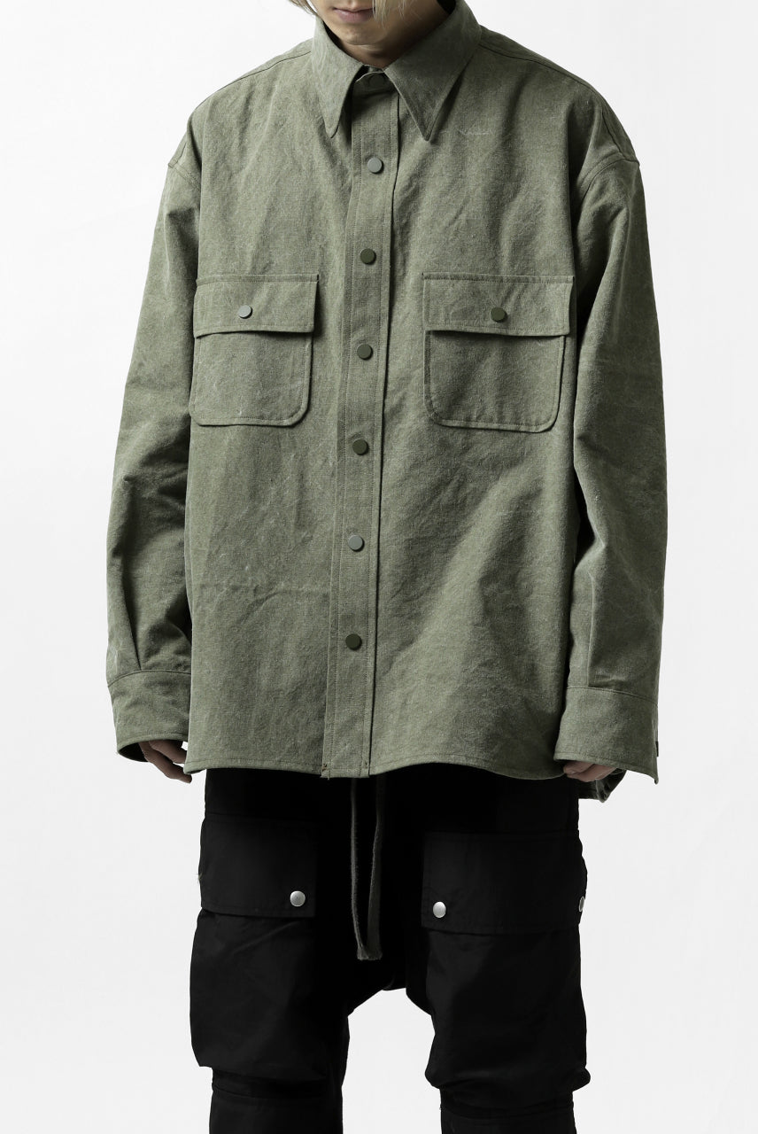 READYMADE OVERSIZE SHIRT (KHAKI GREEN #A)