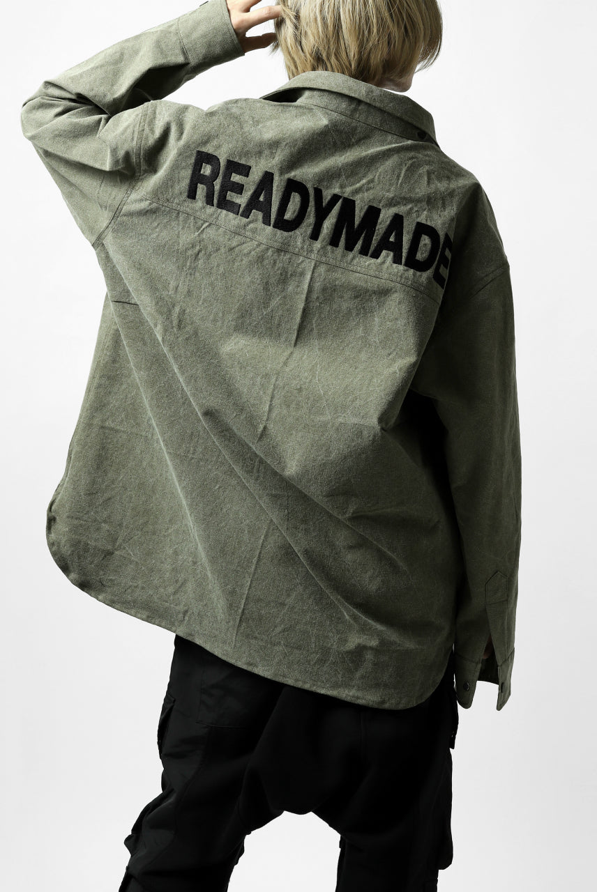 READYMADE OVERSIZE SHIRT (KHAKI GREEN #B) - レディメイドの公式通販