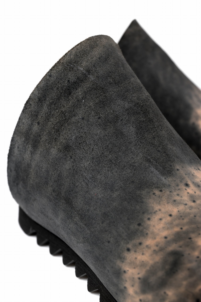 ierib onepiece slip-on shoes / Marble Cordovan (BLACK)