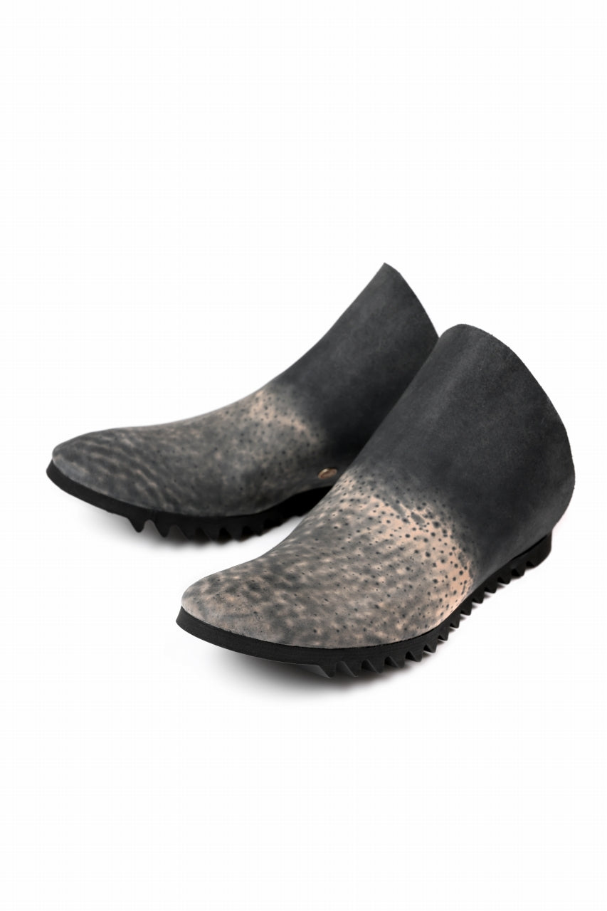 ierib onepiece slip-on shoes / Marble Cordovan (BLACK)