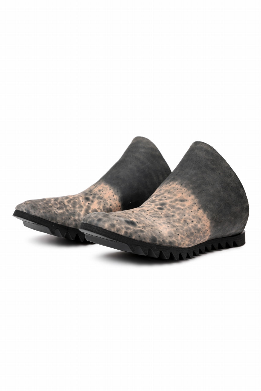 ierib onepiece slip-on shoes / Marble Cordovan (BLACK)