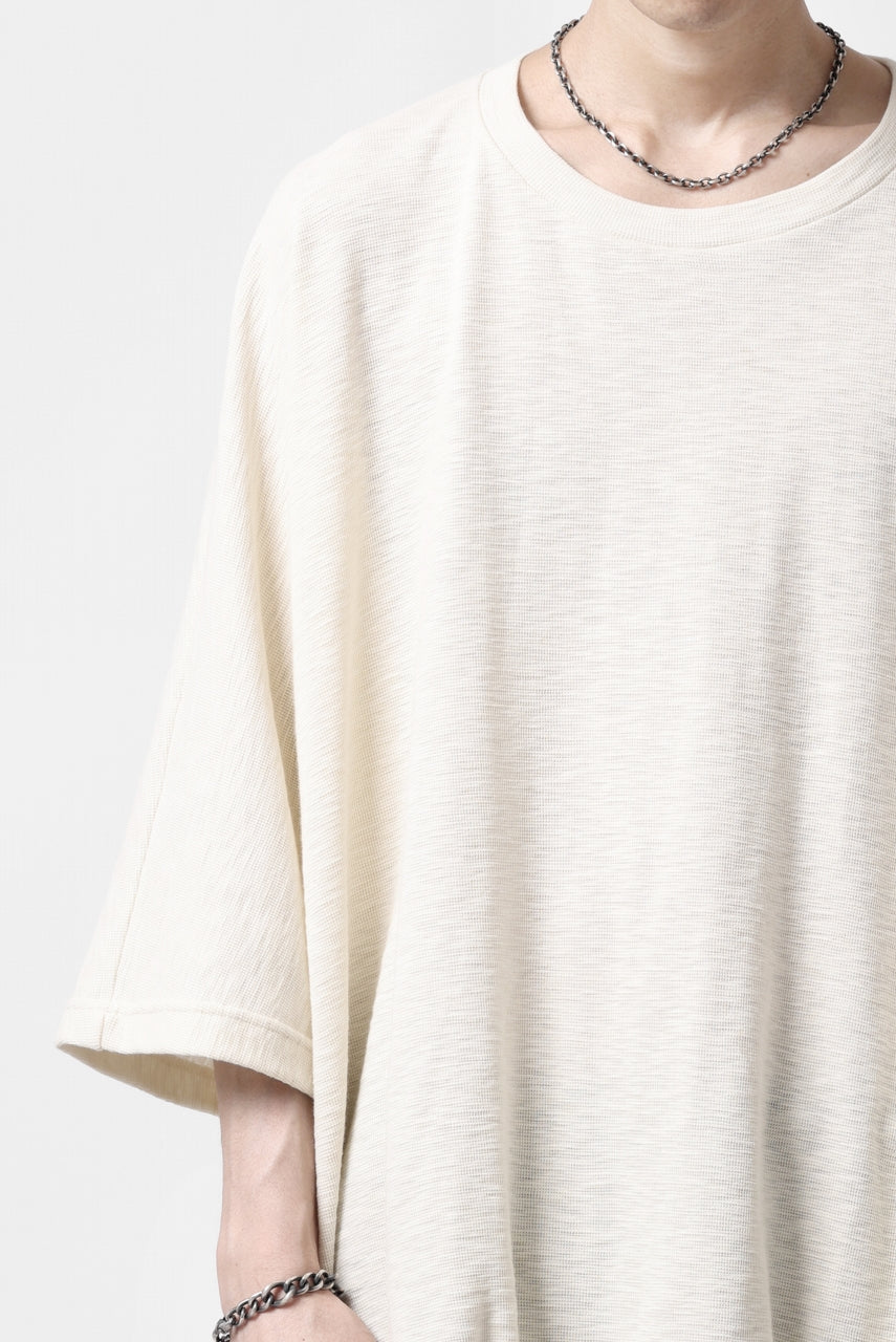 A.F ARTEFACT x LOOM exclusive DOLMAN LOOSEY TOPS / ORGANIC SURF KNIT COTTON (IVORY)