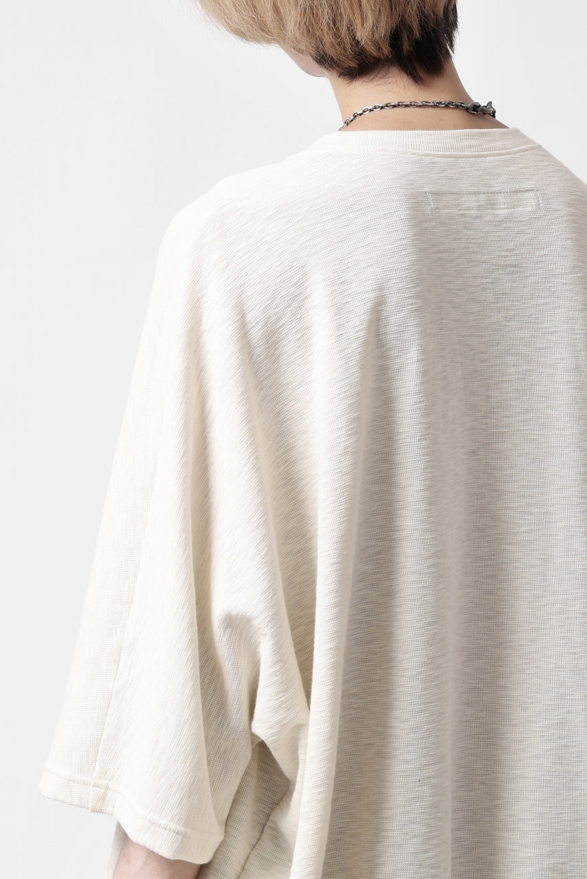 A.F ARTEFACT x LOOM exclusive DOLMAN LOOSEY TOPS / ORGANIC SURF KNIT COTTON (IVORY)