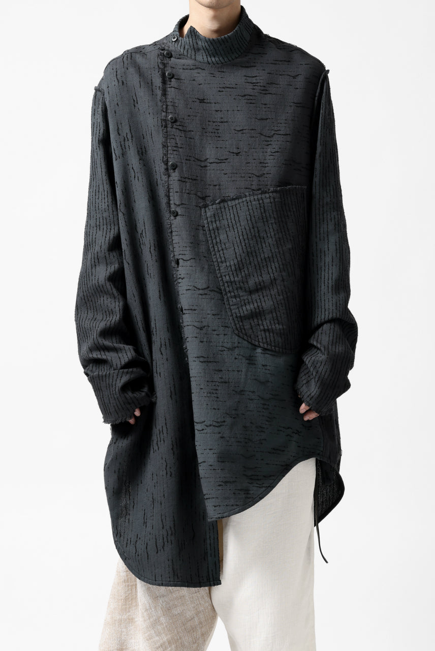 サイズMSOSNOVSKA EXTENDED THREADS SHIRT (BLACK)