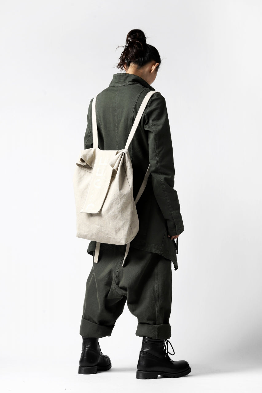 Pxxx OFF by PAL OFFNER SIGNATURE CANVAS BACKPACK (GHISCCIO*IVORY)