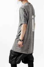 画像をギャラリービューアに読み込む, 11 BY BORIS BIDJAN SABERI SHORT SLEEVE TEE &quot;T-S1B-F-1101&quot; (ACID GREY)