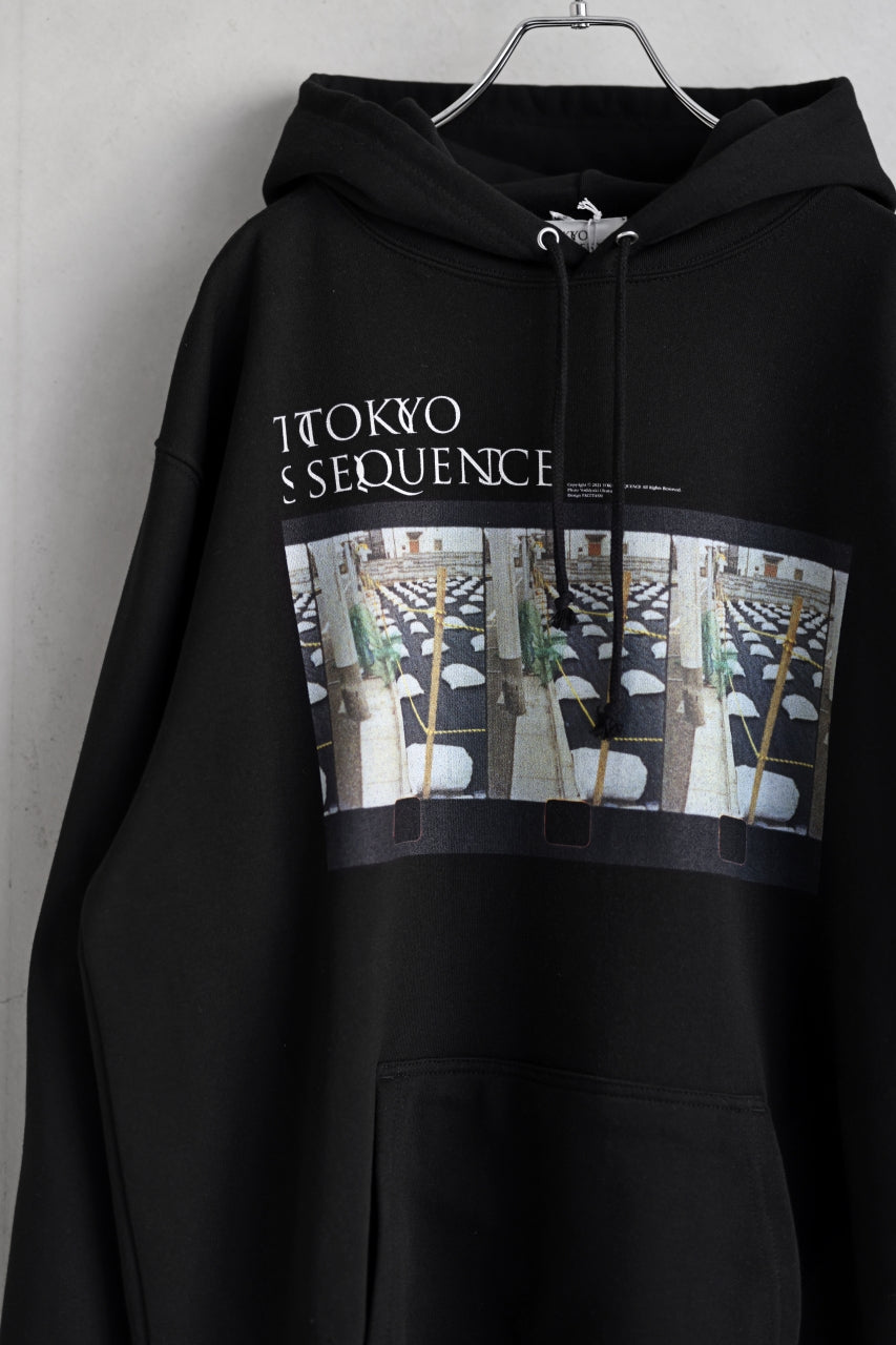 TOKYO SEQUENCE SWEAT HOODIE / PH2 (BLACK)
