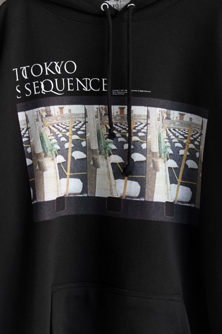 TOKYO SEQUENCE SWEAT HOODIE / PH2 (BLACK)
