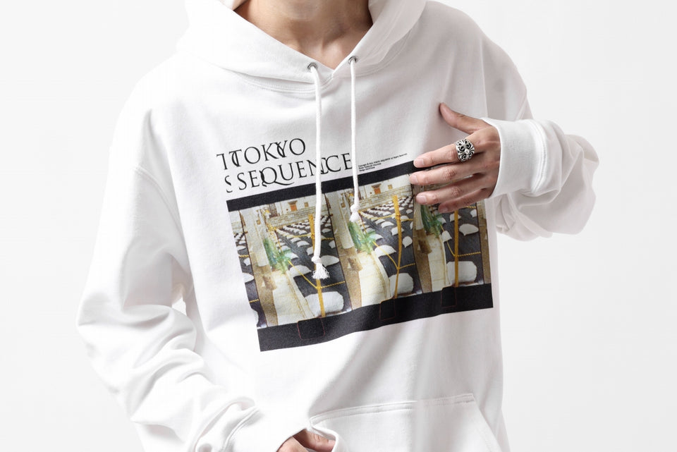Load image into Gallery viewer, TOKYO SEQUENCE SWEAT HOODIE / PH2 (WHITE)