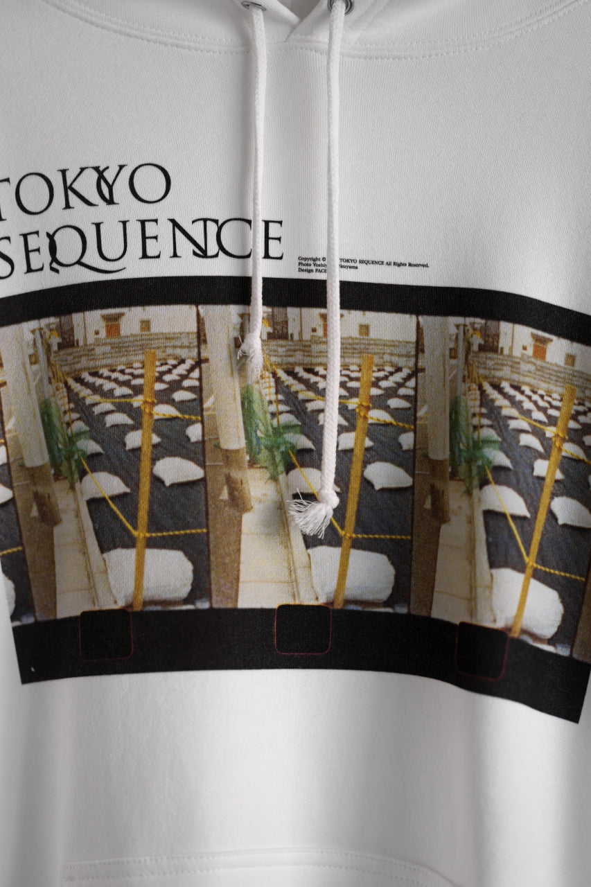 TOKYO SEQUENCE SWEAT HOODIE / PH2 (WHITE)
