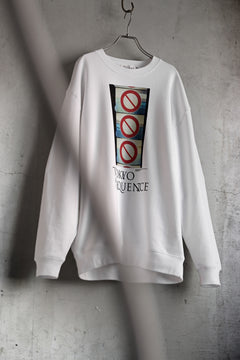 Load image into Gallery viewer, TOKYO SEQUENCE SWEAT TOP / PH3 (WHITE)