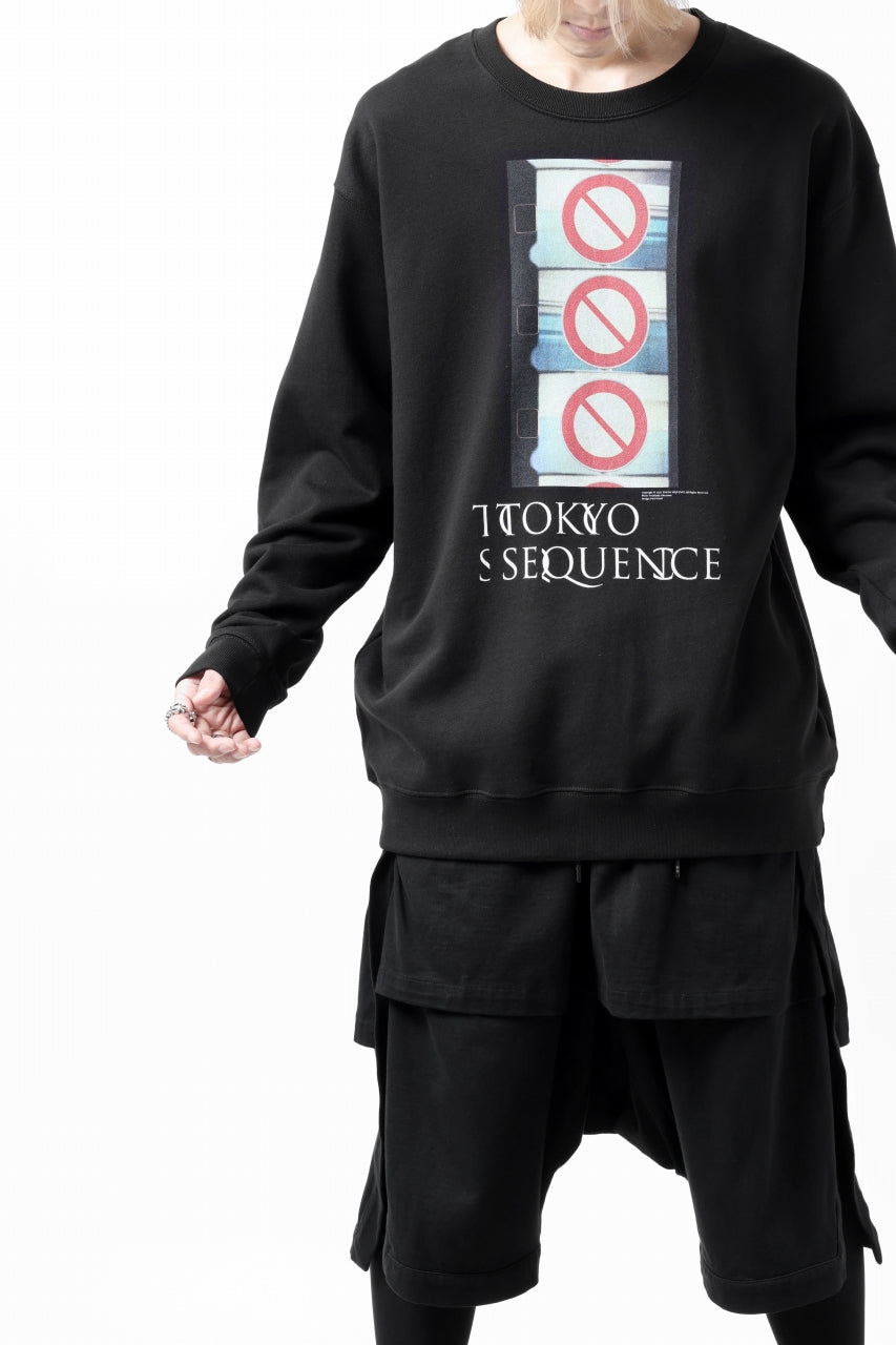 TOKYO SEQUENCE SWEAT TOP / PH3 (BLACK)