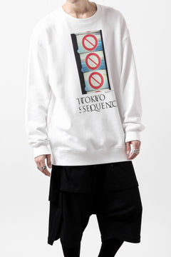Load image into Gallery viewer, TOKYO SEQUENCE SWEAT TOP / PH3 (WHITE)