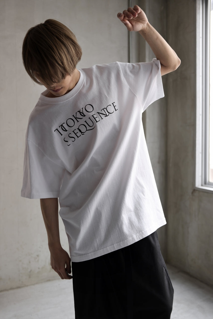 画像をギャラリービューアに読み込む, TOKYO SEQUENCE LOGO LOOPWHEEL TEE (WHITE)