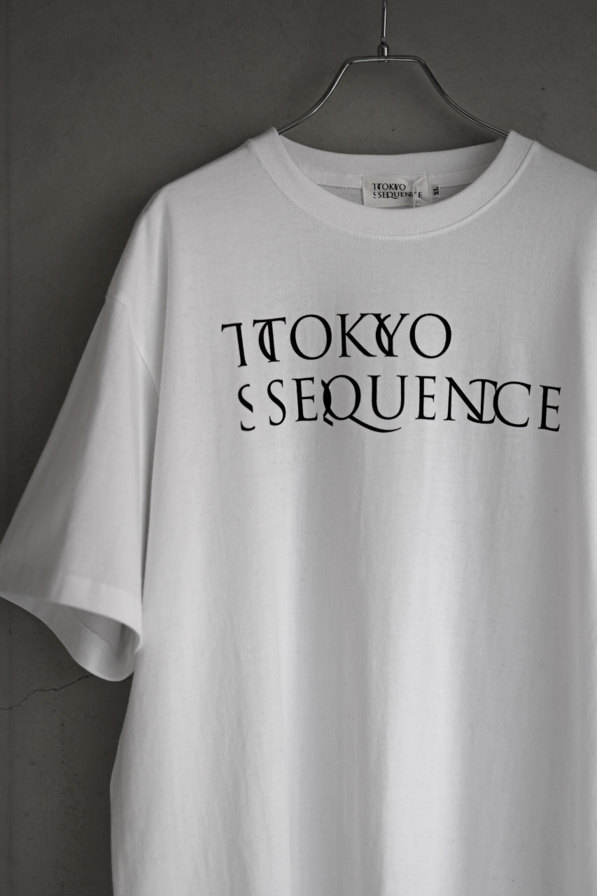 Load image into Gallery viewer, TOKYO SEQUENCE SHORT SLEEVE TEE / LOGO (WHITE)