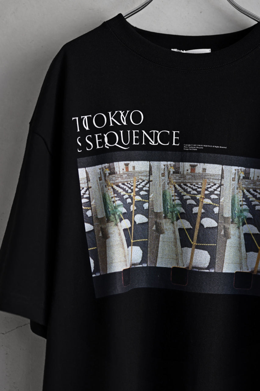 TOKYO SEQUENCE PH2 LOOPWHEEL TEE (BLACK)