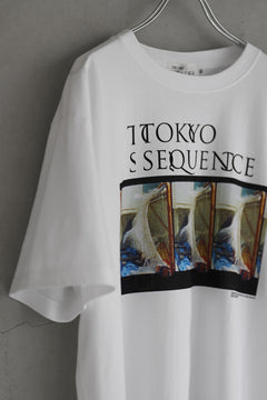 Load image into Gallery viewer, TOKYO SEQUENCE SHORT SLEEVE TEE / PH1 (WHITE)