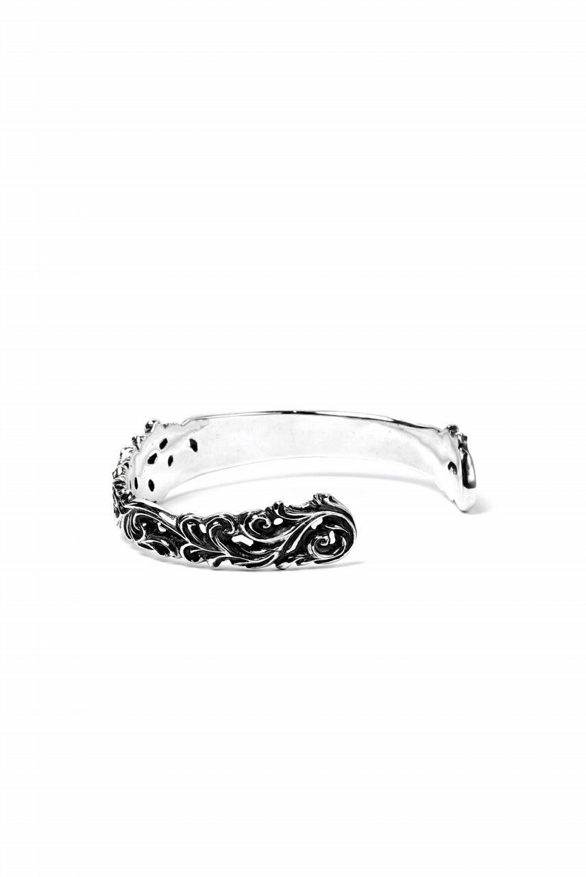 Loud Style Design - GET IN THE RING "ARABESQUE" SILVER BANGLE