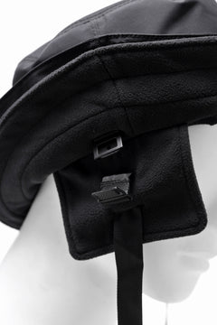 Load image into Gallery viewer, D-VEC x ALMOSTBLACK POLARTEC HAT / GORE-TEX PRODUCT (BLACK)