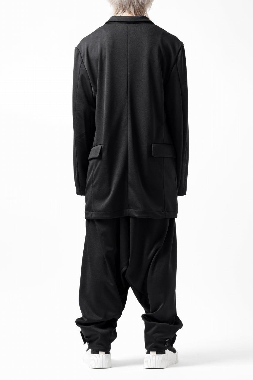 Load image into Gallery viewer, vital x DEFORMATER.® exclusive [SET-UP] TAILORED JACKET &amp; WIDE TAPERED PANTS / VANCET PE JERSEY (BLACK)