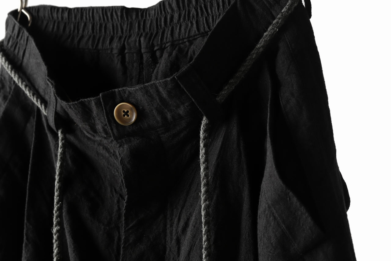 _vital exclusive low crotch tapered pants / organic linen