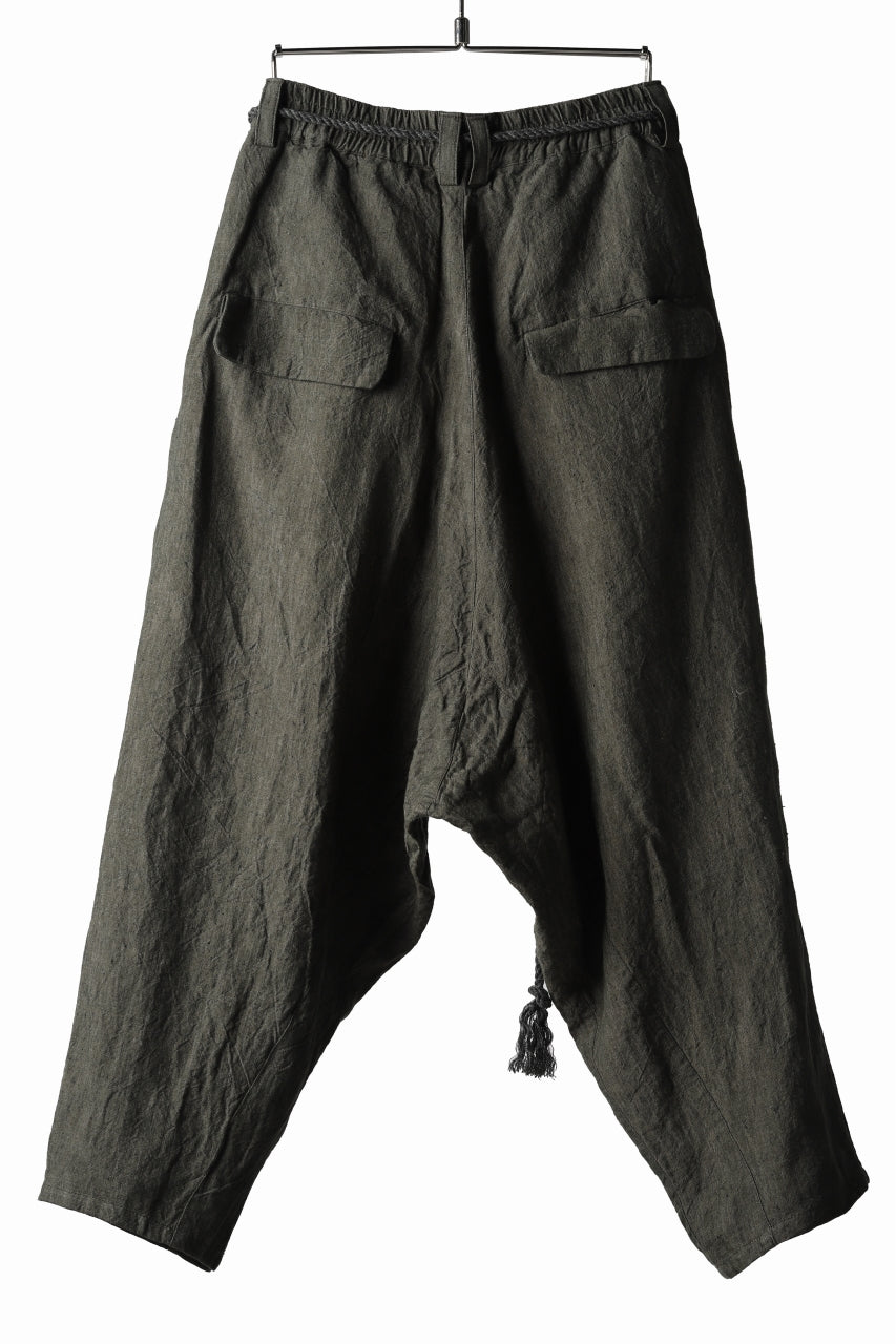画像をギャラリービューアに読み込む, _vital exclusive low crotch tapered pants / organic linen