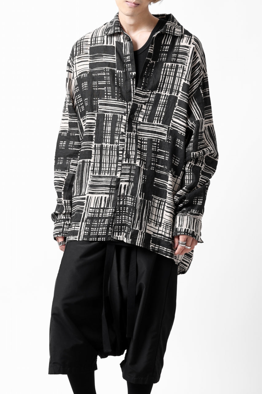Load image into Gallery viewer, _vital oversized shirt / organic soft linen (TEXTURE)