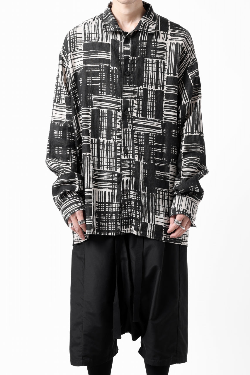 Load image into Gallery viewer, _vital oversized shirt / organic soft linen (TEXTURE)