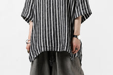画像をギャラリービューアに読み込む, _vital exclusive minimal tunica tops / hickory stripe linen (BLACK x WHITE)