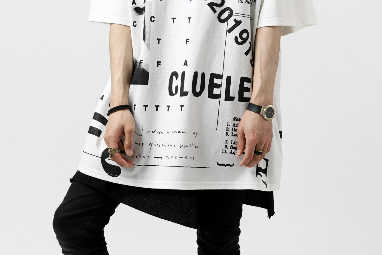 A.F ARTEFACT -SWALLOW- OVERSIZED GRAPHIC TEE (WHITE)