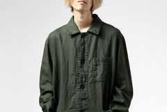 画像をギャラリービューアに読み込む, ISAMU KATAYAMA BACKLASH WORK COAT / GARMENT NATURAL DYED LINEN (LEAF)