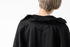 画像をギャラリービューアに読み込む, Y&#39;s....  PANELED ZIP BLOUSON / SUPER 120&#39;s DOESKIN (BLACK)