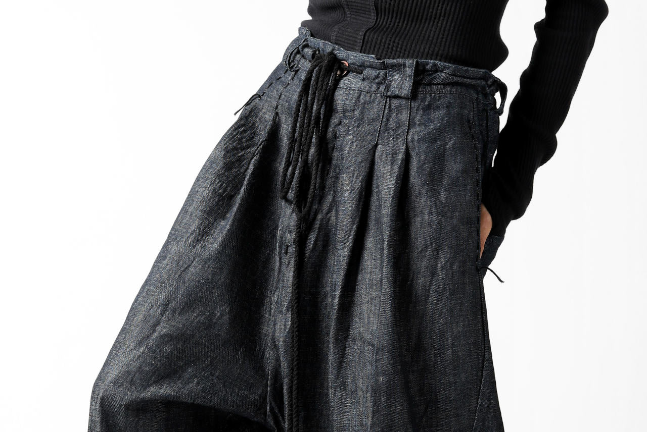 daska x LOOM exclucive wide tapered pants / belgium denim (INDIGO)