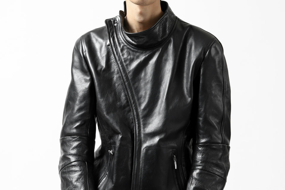 画像をギャラリービューアに読み込む, ierib exclusive peat zipper jacket  / smooth horse leather (BLACK)