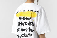 画像をギャラリービューアに読み込む, A.F ARTEFACT x buggy exclusive &quot;ON BLACK&quot; T-SHIRT (WHITE x YELLOW)