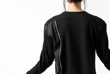 Load image into Gallery viewer, A.F ARTEFACT LONG MA-1 / COTTON SWEAT (BLACK)