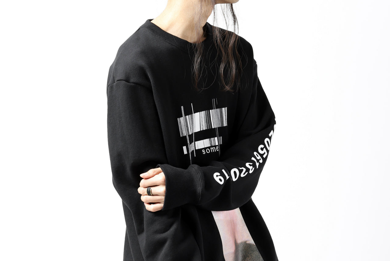 A.F ARTEFACT "NUMBERS" SWEATER TOPS (BLACK)